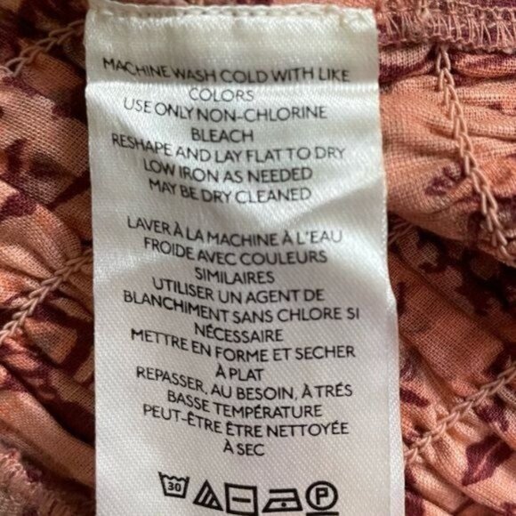 Free People Smock It To Me Floral Mini Dress Size Large NWOT - Picture 13 of 13